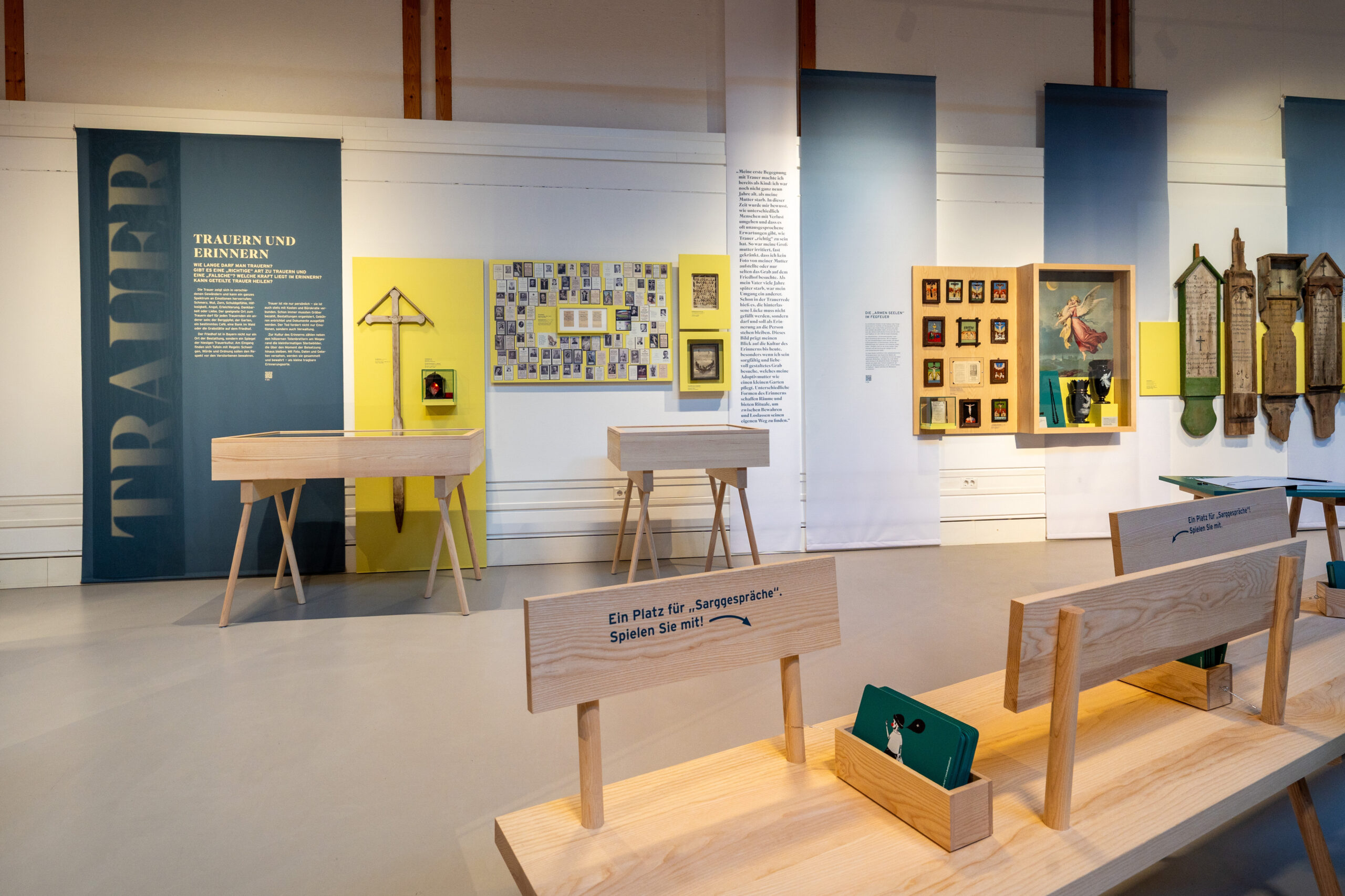 Sonderausstellung zum Thema Tod und Trauer