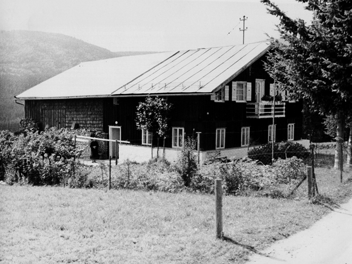 Das Denk-Haus – einige Zeit auch Lenzhaus, später Schusterhaus genannt – um 1970