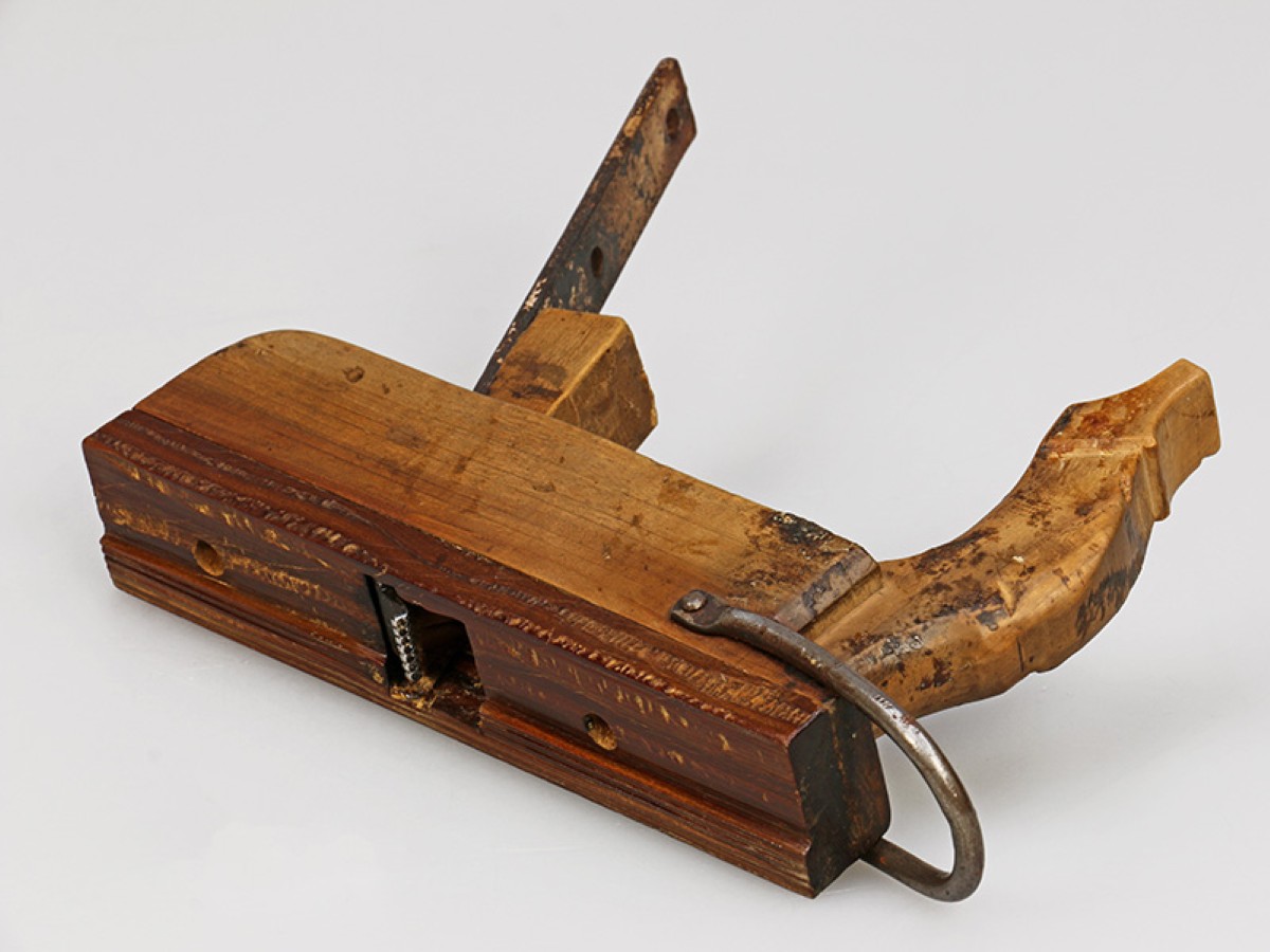 Inventarfoto des Holzdrahthobels F 2023/166, Freilichtmuseum Finsterau