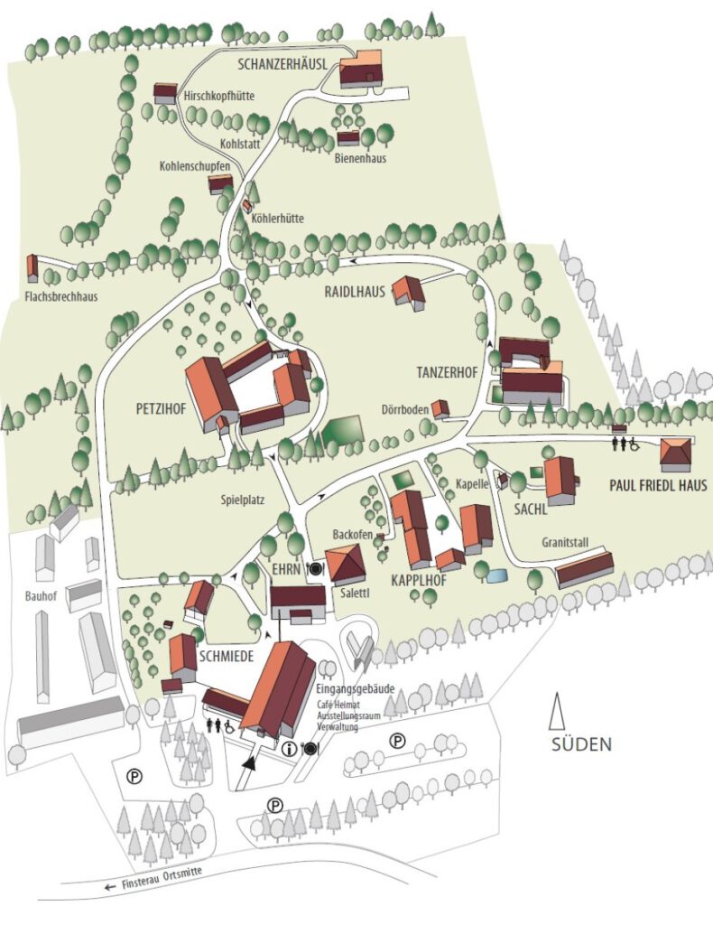 Übersicht Freilichtmuseum Finsterau
