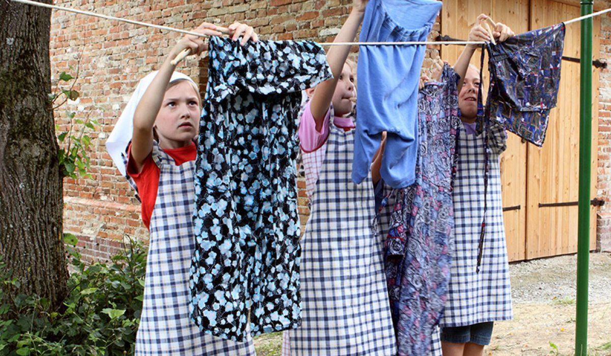 Waschtag am Bauernhof